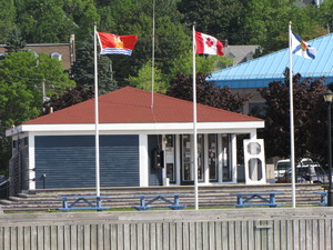 flags at pictou marina